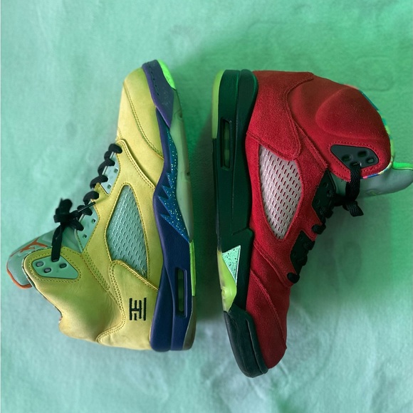 Air Jordan Retro 5 “What the 5s” Size 10.5 - Picture 3 of 4